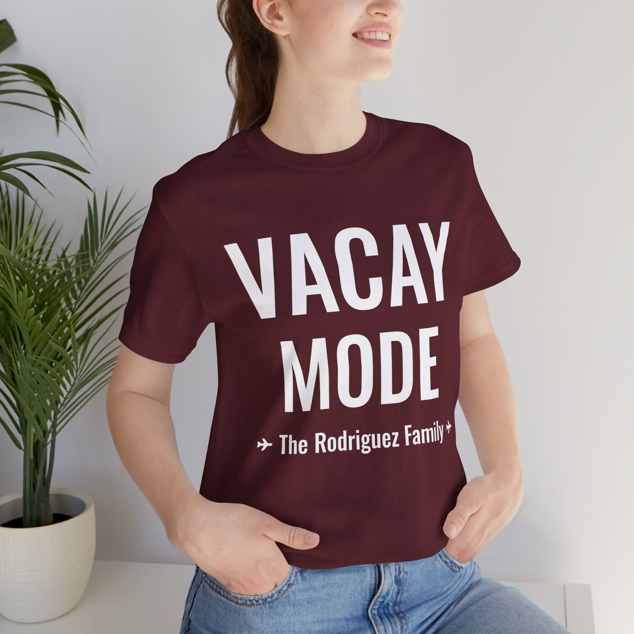 Vacay Mode Tee - Personalized Family Vacation Shirt