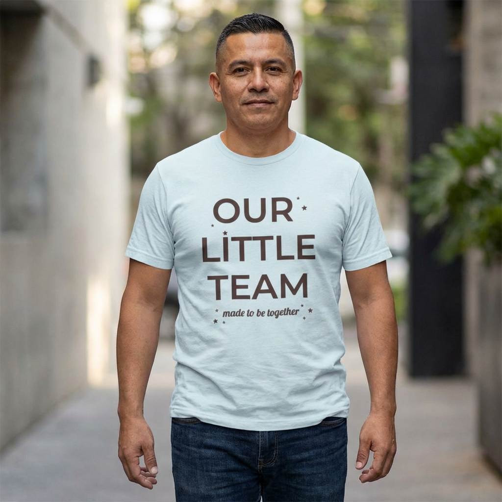 Our Little Team T-Shirt – Matching Family & Kids Outfit | Minimalist Family Shirt