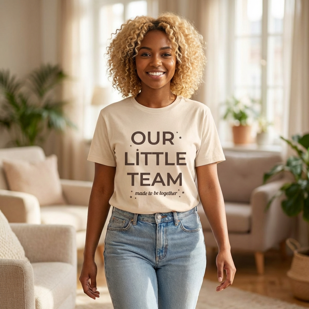 Our Little Team T-Shirt – Matching Family & Kids Outfit | Minimalist Family Shirt