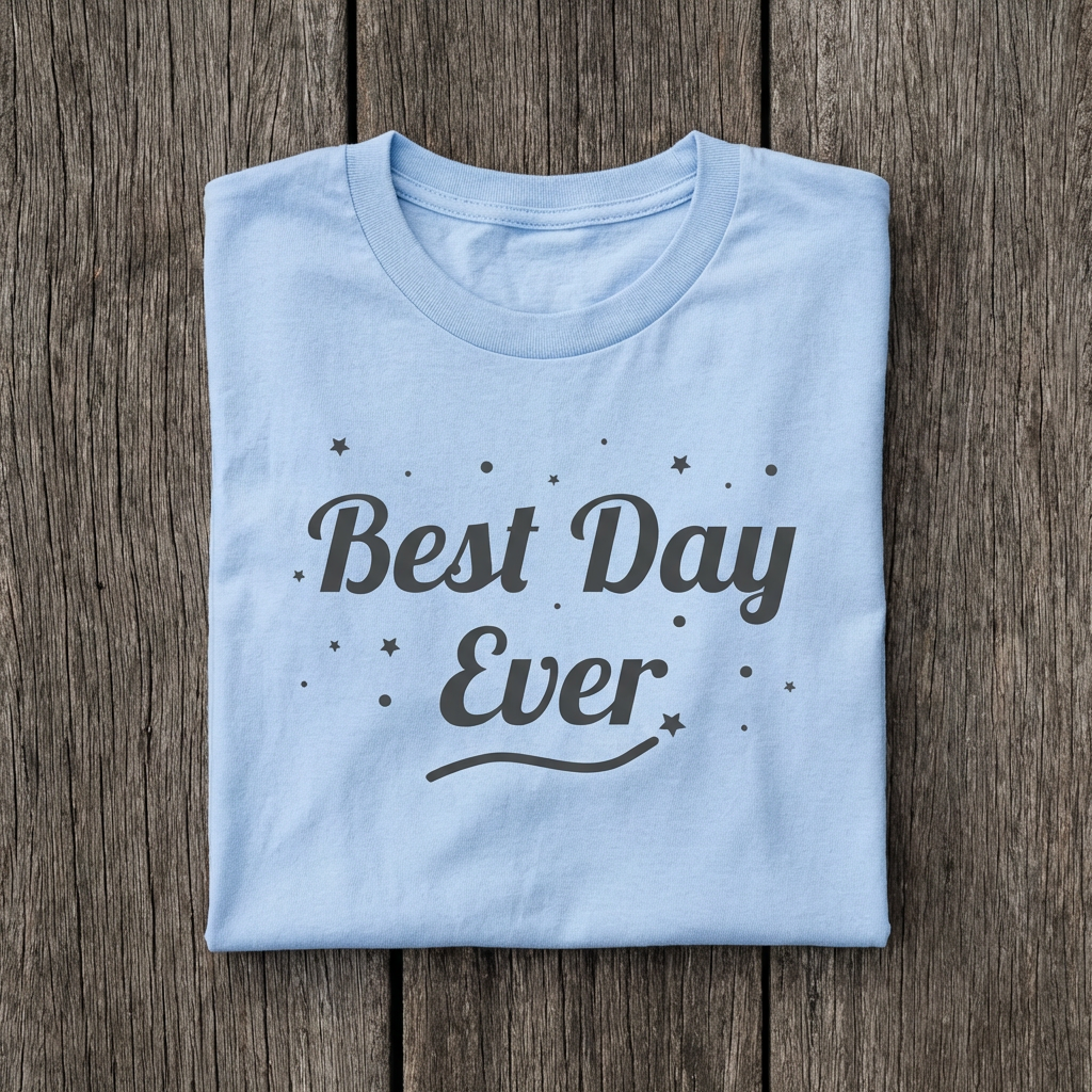 Best Day Ever T-Shirt – Positive Vibes Tee | Cute Minimalist Graphic Shirt