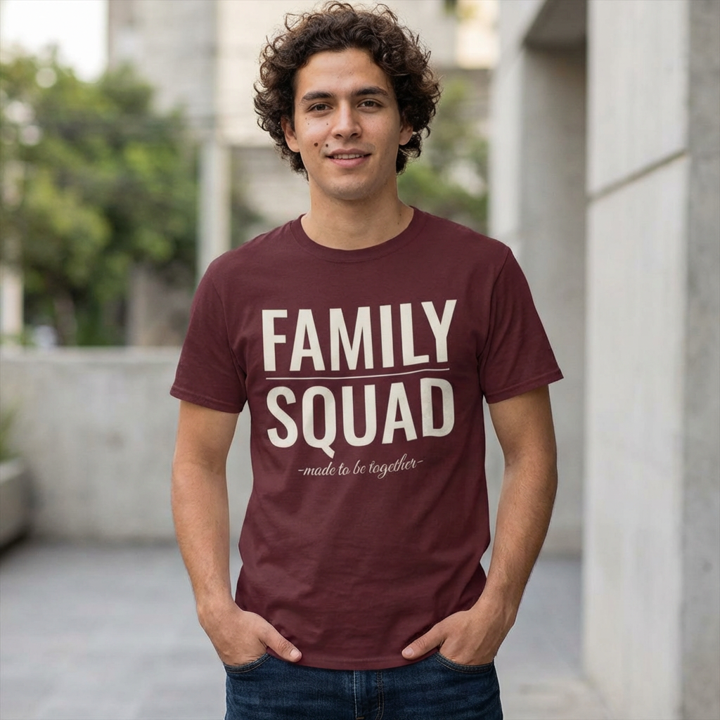 Family Squad T-Shirt – Matching Family Tee “Made to Be Together” | Casual Family Outfit