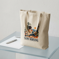 SLOW MORNING Cotton Canvas Tote Bag – Cozy Everyday Bag