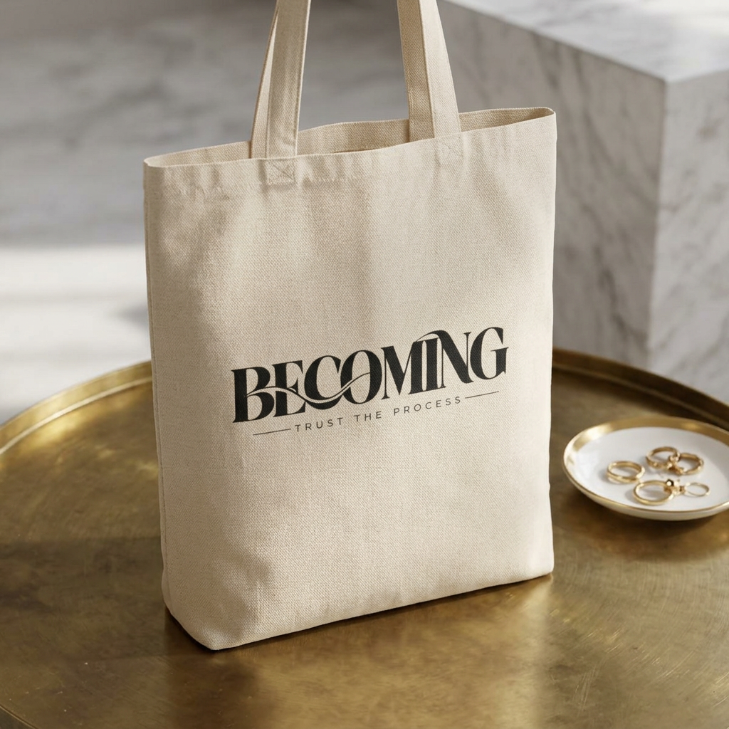Cotton Canvas Tote Bag – Minimalist Everyday Bag