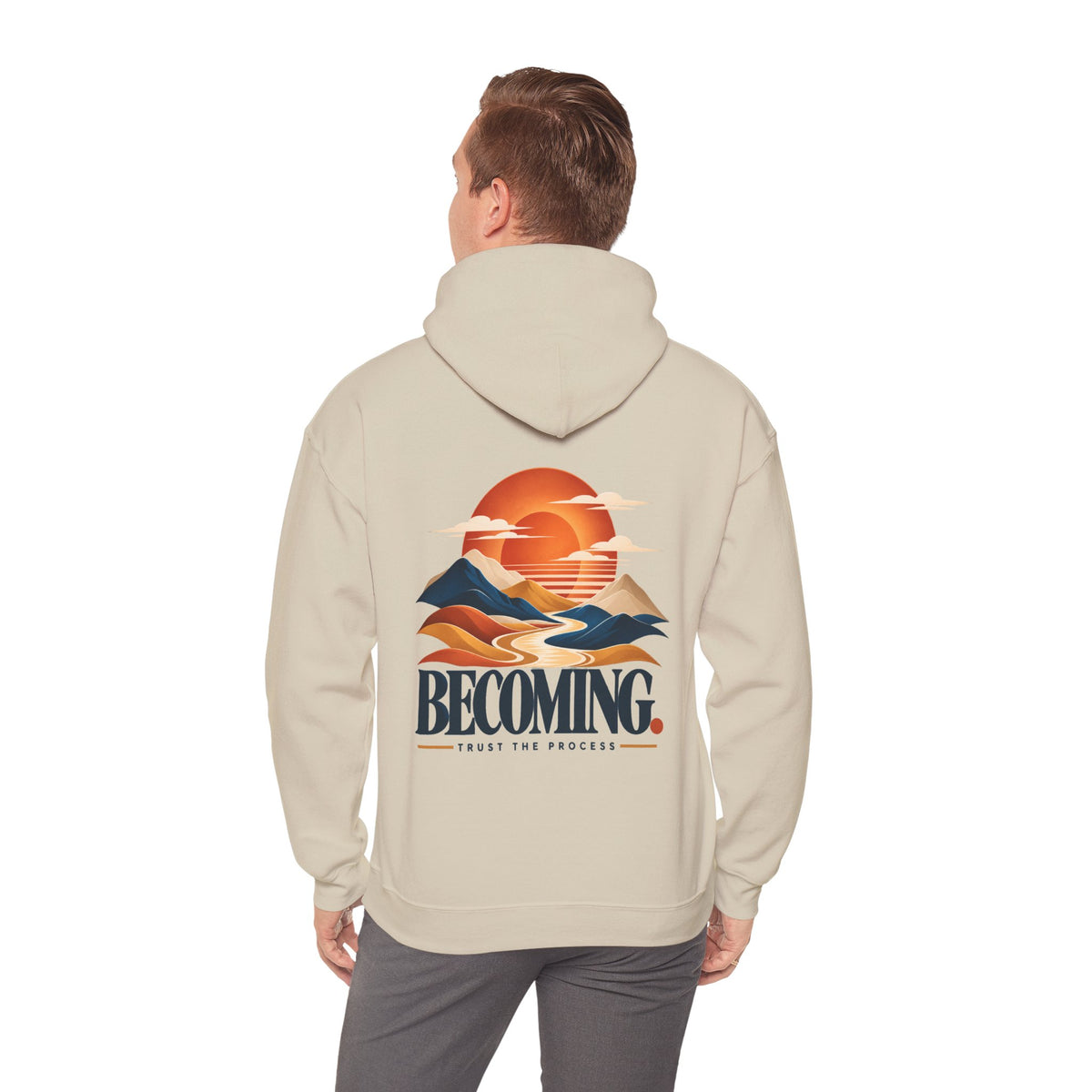 BECOMING. Trust the Process Hoodie | Inspirational Unisex Graphic Sweatshirt