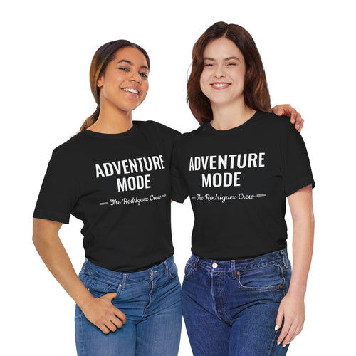 Adventure Mode Shirt – Personalized Family Travel Tee | Custom Last Name Adventure T-Shirt | Matching Vacation Shirt