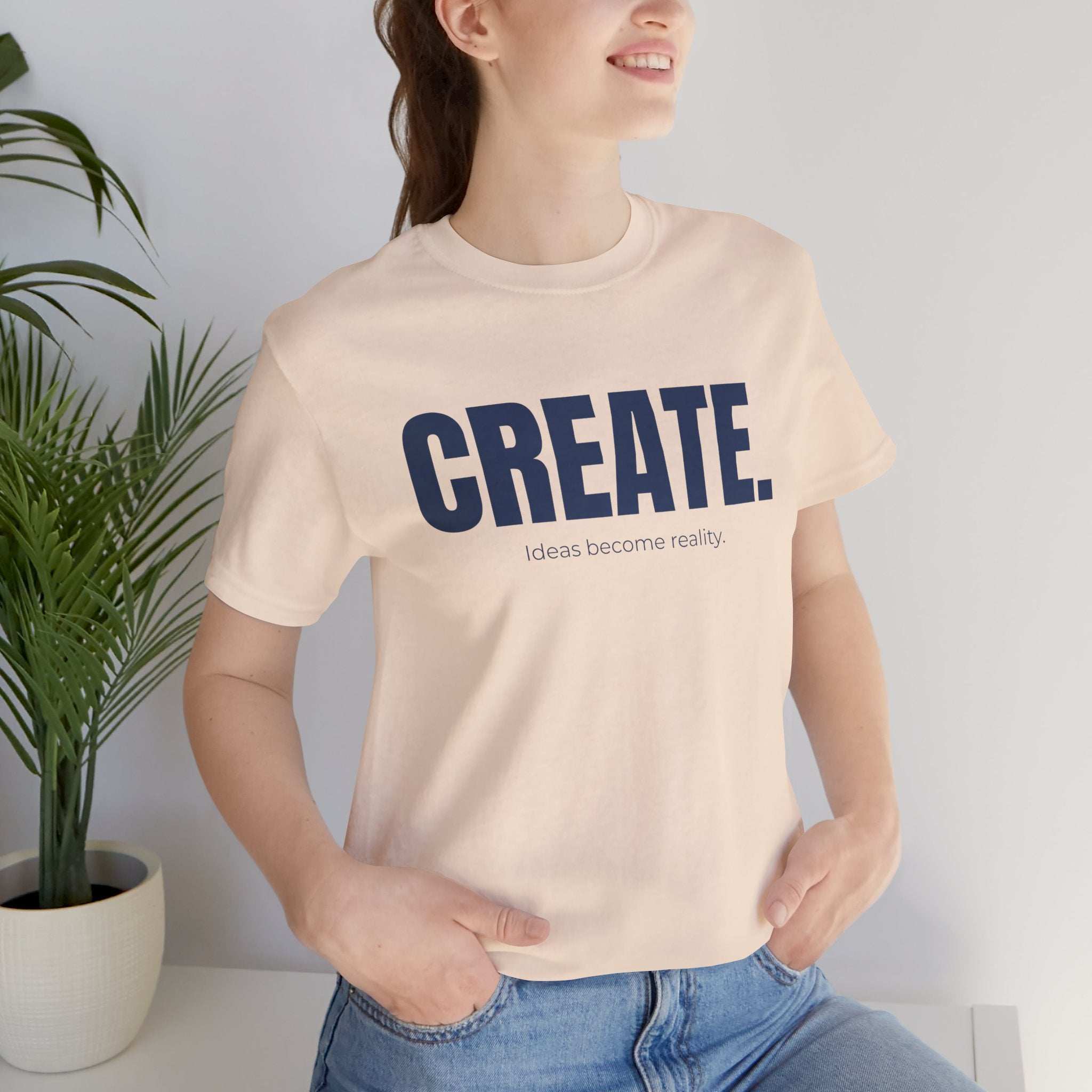 CREATE. Inspirational Graphic Tee — Motivational Creativity T-Shirt