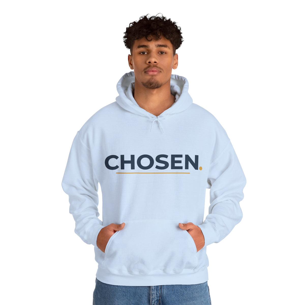 CHOSEN. Christian Hoodie | Ephesians 1:4 Faith Graphic Sweatshirt
