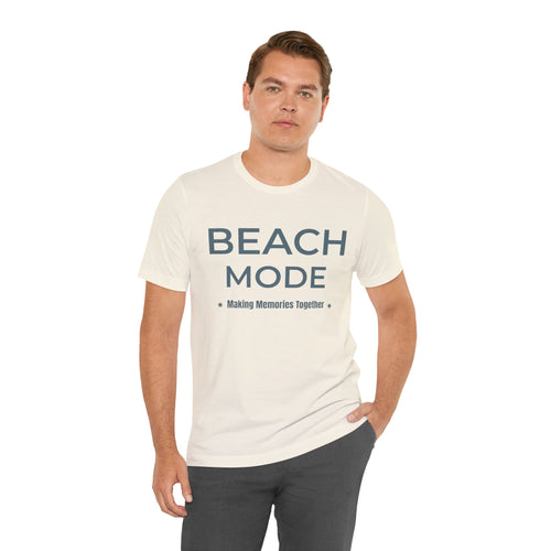 Beach Mode Shirt – Minimalist Beach Vacation Graphic Tee | Summer Travel T-Shirt | Coastal Aesthetic Unisex Tee