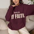 Walk by Faith Hoodie | Christian Graphic Sweatshirt | 2 Corinthians 5:7