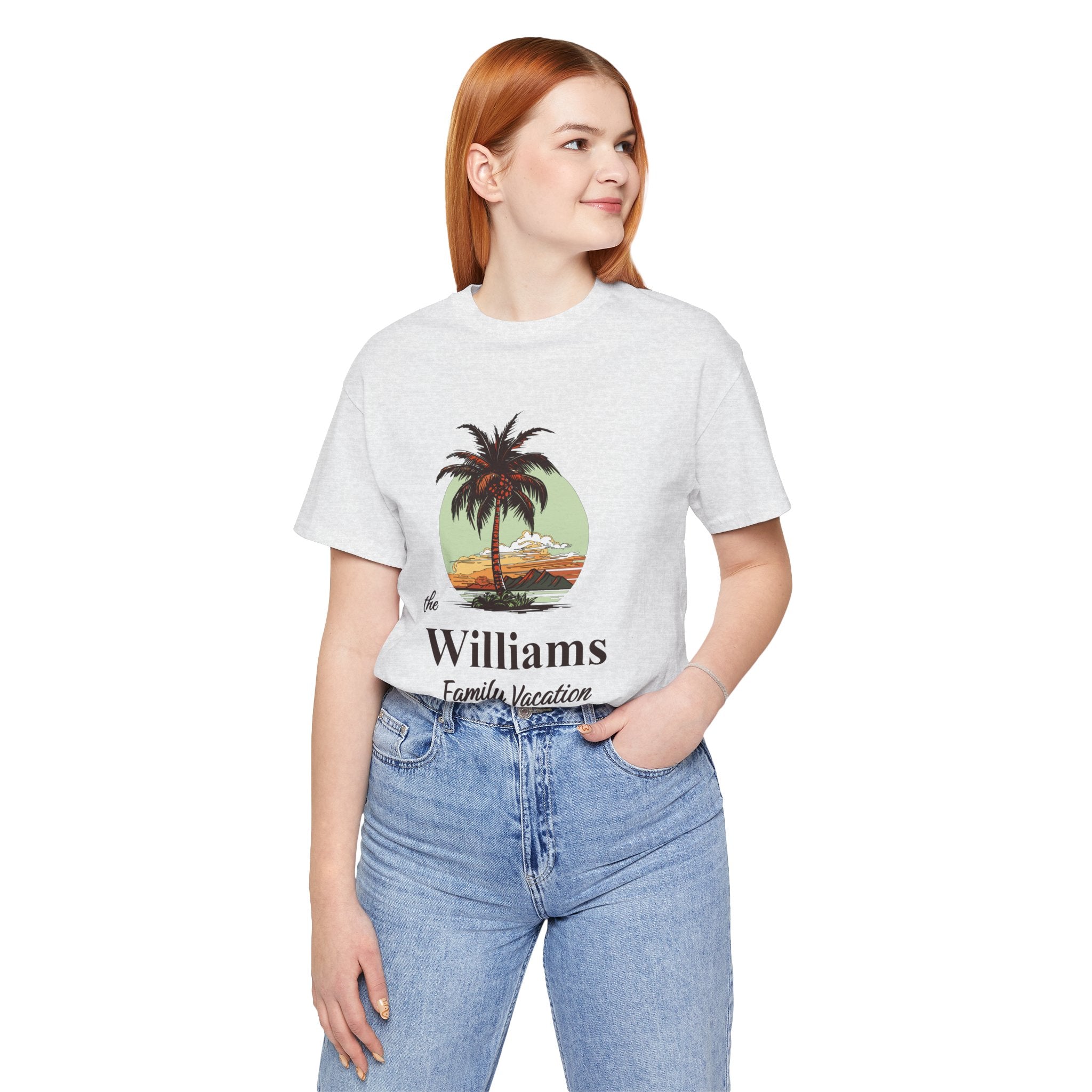 Personalized Family Vacation T-Shirt – Custom Last Name Travel Tee, Matching Family Trip Shirt